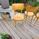 Ensemble de 4 chaises bistrot Baumann