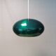 Top-class design lamp Model Medio in metal green colour (original) 1966. Jo Hammerborg Denmark
