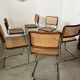 Lot de 6 chaises Cesca B32 Marcel Breuer, 1970