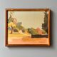 Oil on panel signed Anne Casteret