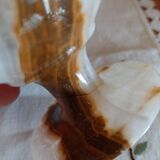 Vintage stemware made from genuine onyx