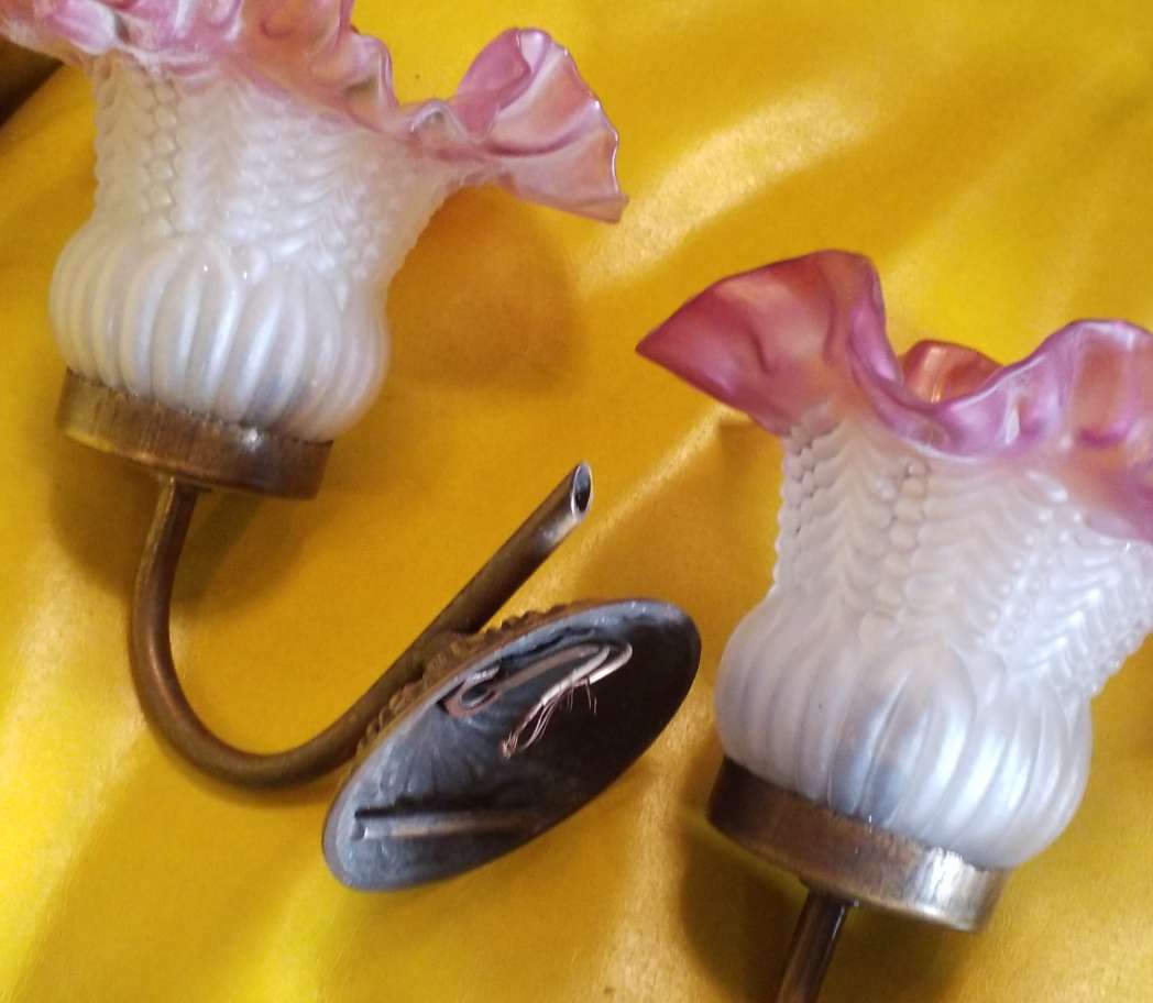 Pair of wall lamps
