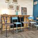 Ensemble de 5 chaises industrielles dépareillées