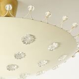 Beautiful large mid-century metal ceiling lamp by Emil Stejnar for Rupert N