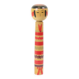 Large Kokeshi Doll XL Solid Wood Japan Showa Period 37cm