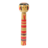 Large Kokeshi Doll XL Solid Wood Japan Showa Period 37cm