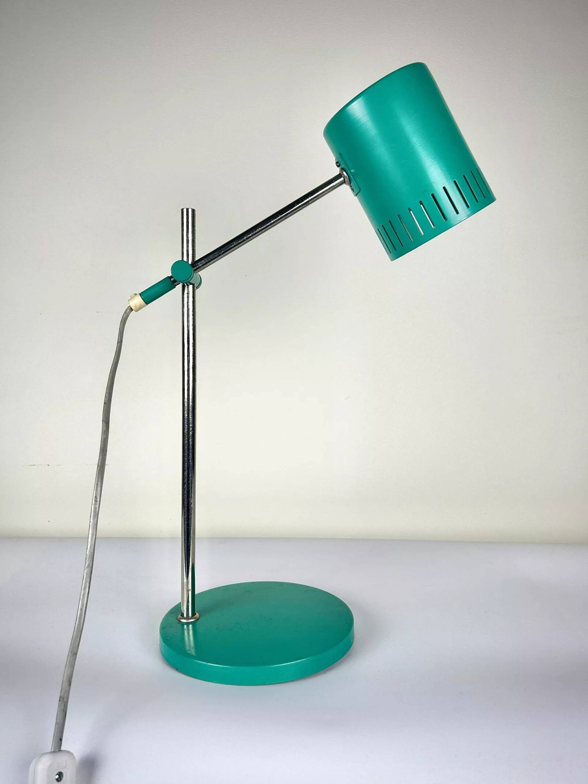 Vintage turquoise lamp – a real gem