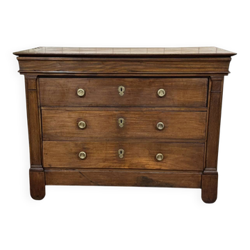 19th Century Restoration Chest of Drawers in Chestnut