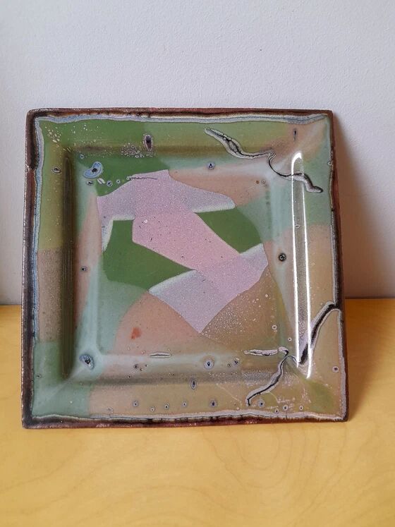 Enamelled Ceramic Pocket by P. Rollet
