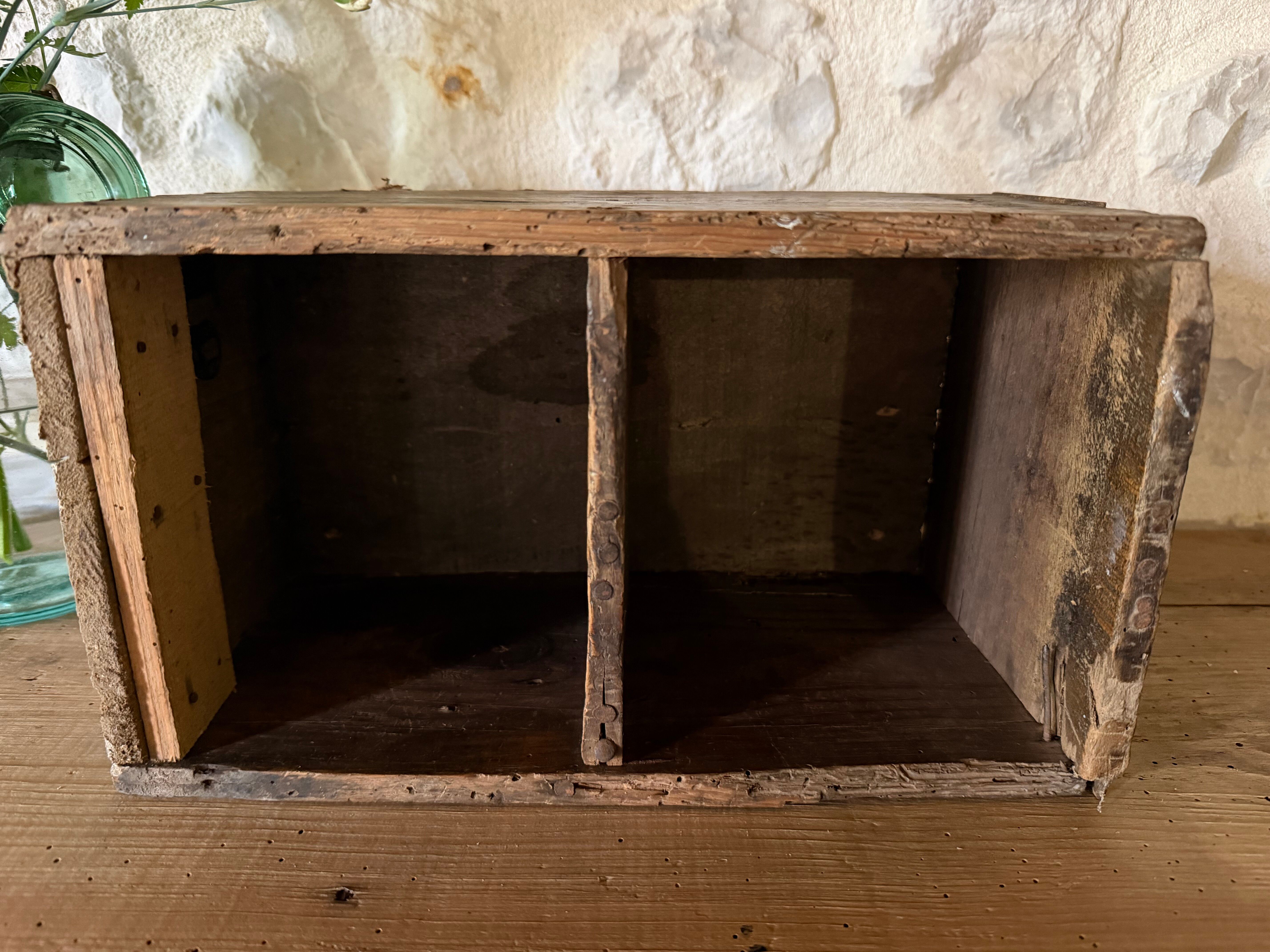 Wooden craft box