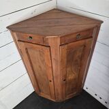 Old fir corner cabinet
