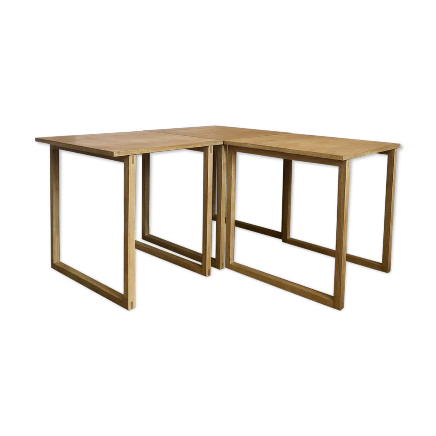 Danish pull out tables by Kai Kristiansen for Vildbjerg Møbelfabrik