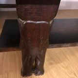 Carved Senegalese coffee table