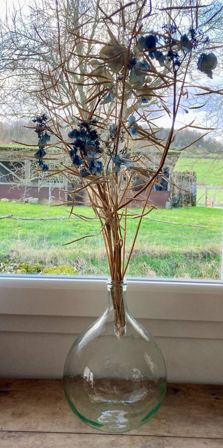 Transparent 5L demijohn