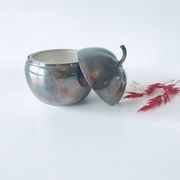 Small bonbonnière Apple in silver