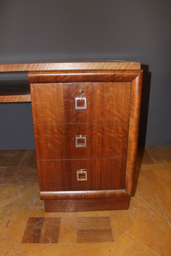 Bureau art déco en noyer