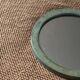 Round metal mirror