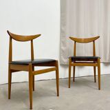 Paire de chaises scandinave