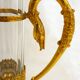 Swan neck soliflore vase in Empire style