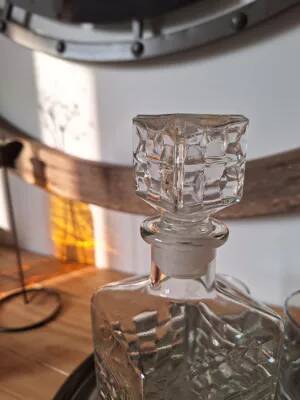 Vintage whiskey decanter