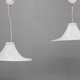 1970s Pair of Italian Pendants by Murano