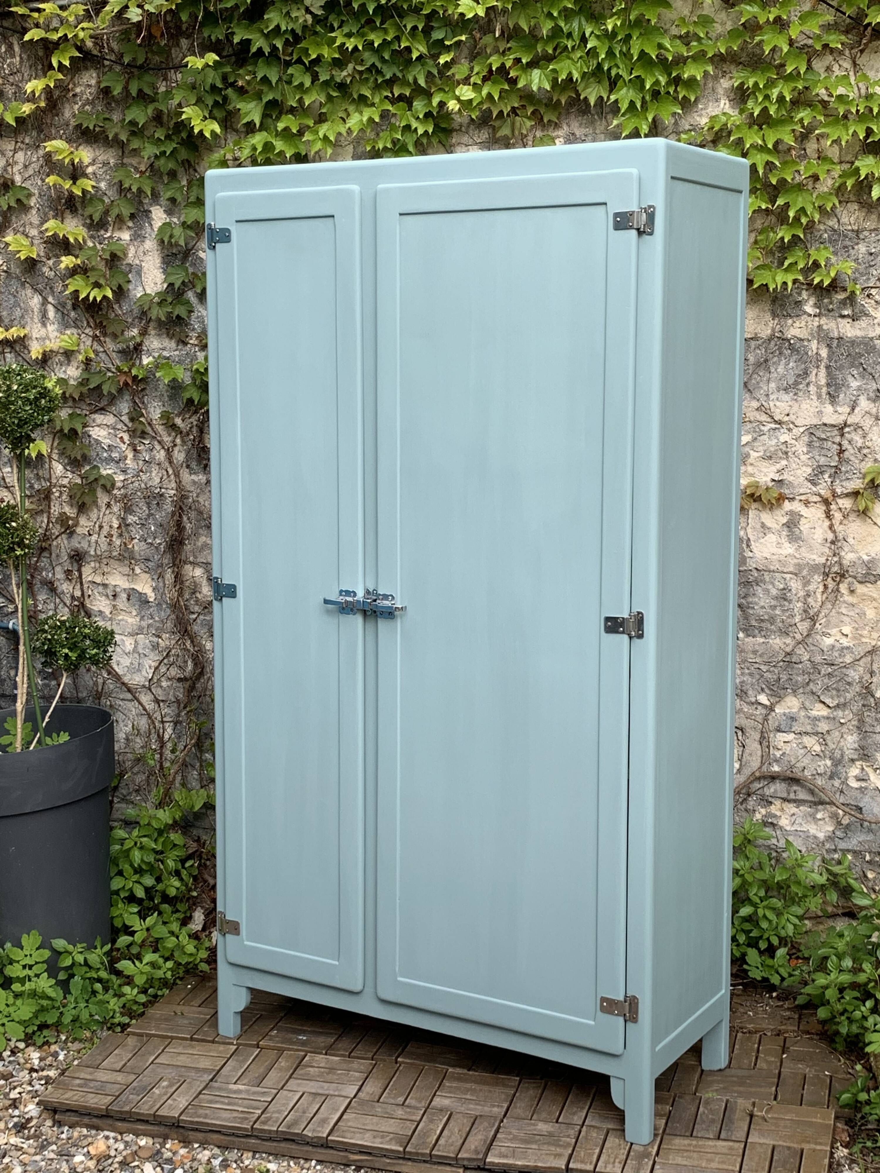 Mado 1940 blue/grey green kitchen cabinet buffet