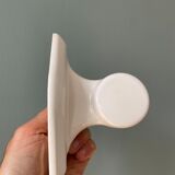 White porcelain towel rack, early twentieth century