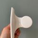 White porcelain towel rack, early twentieth century