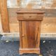 Antique bedside table in solid wood – natural patina