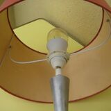 Lampe d'ambiance 1970 pied tulipe in brushed aluminium, reclining day offal
