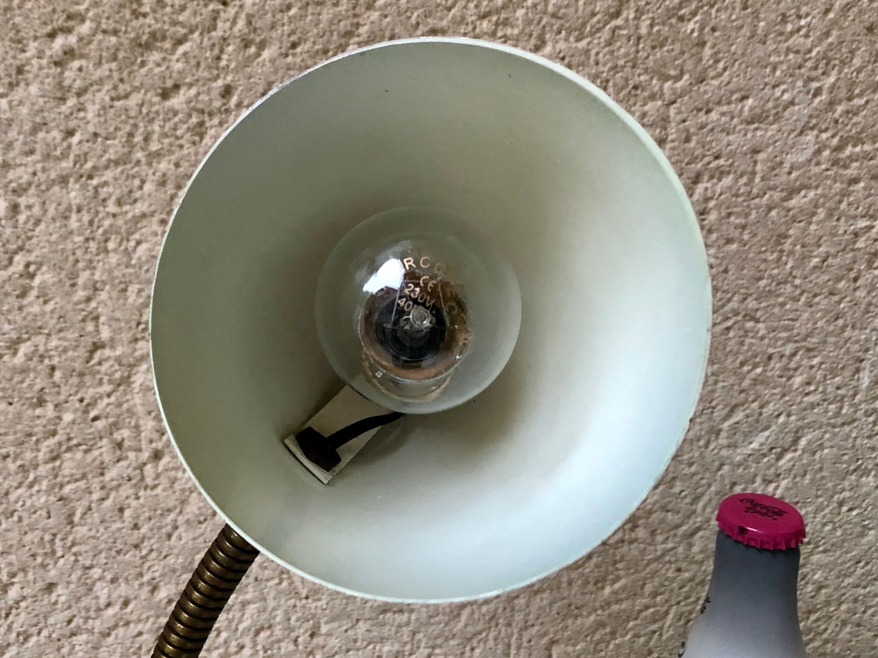 Vintage 1960s flexible desk lamp