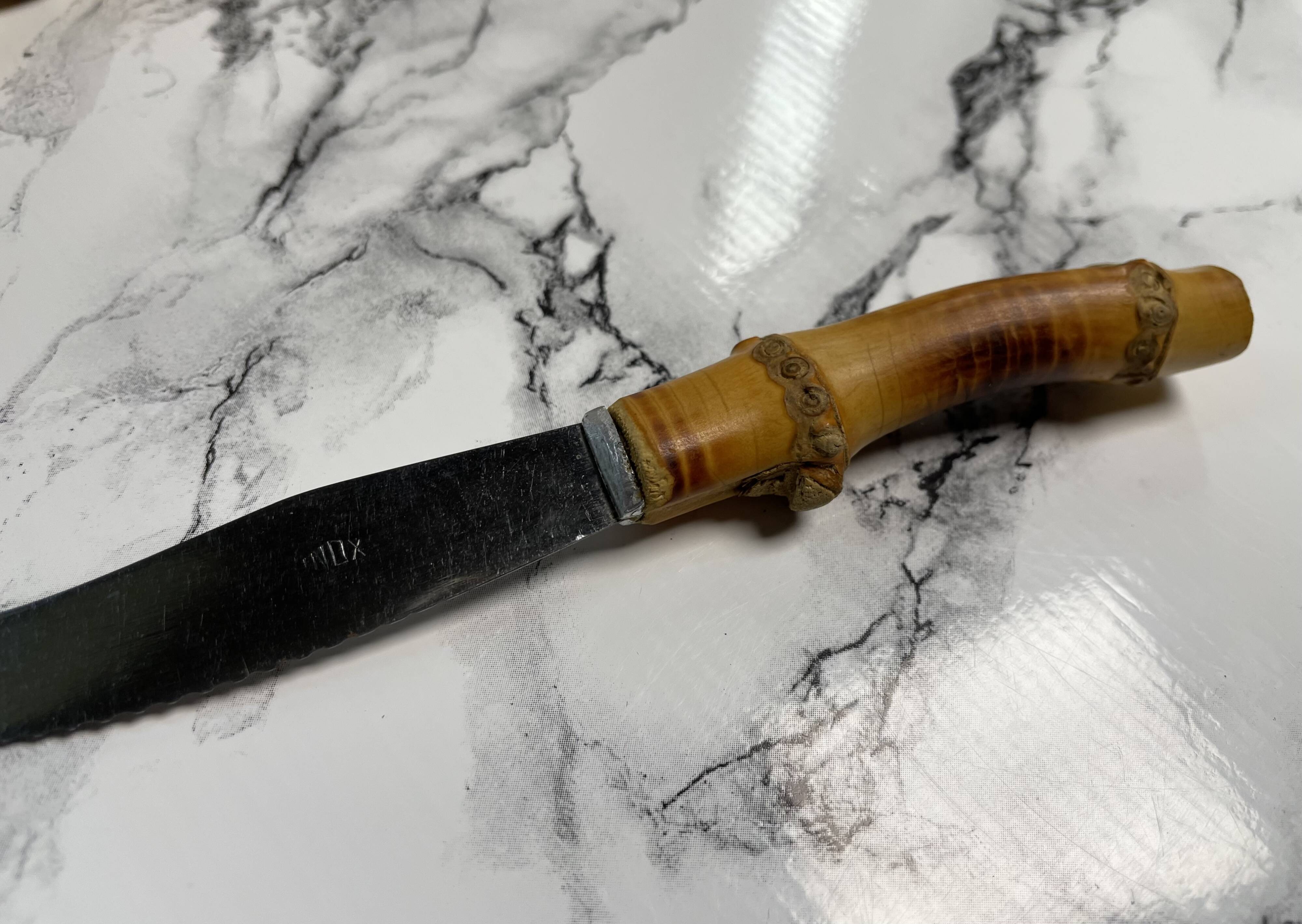 Couteaux manche bambou