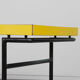Vintage metal and formica coffee table from the 1960s