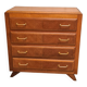 commode, chiffonier 1950 a 70 , bois teinté 85x87x55 tres bon etat