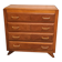 commode, chiffonier 1950 a 70 , bois teinté 85x87x55 tres bon etat