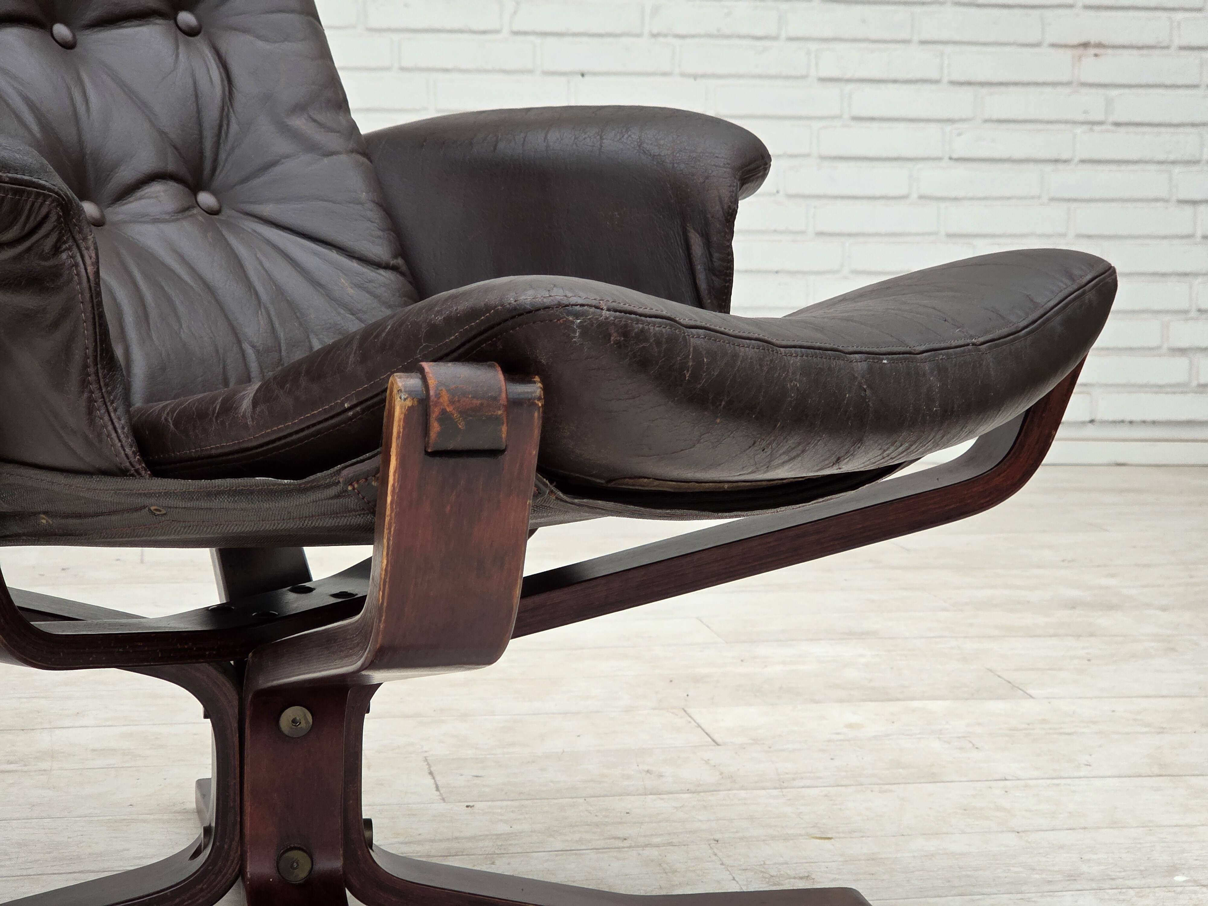 1970s, Norwegian chair by Sigurd Ressel, model "Falcon".
