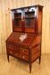 Scriban Bookcase In Solid Mahogany, 18th Century, Louis XVI, Port Furniture