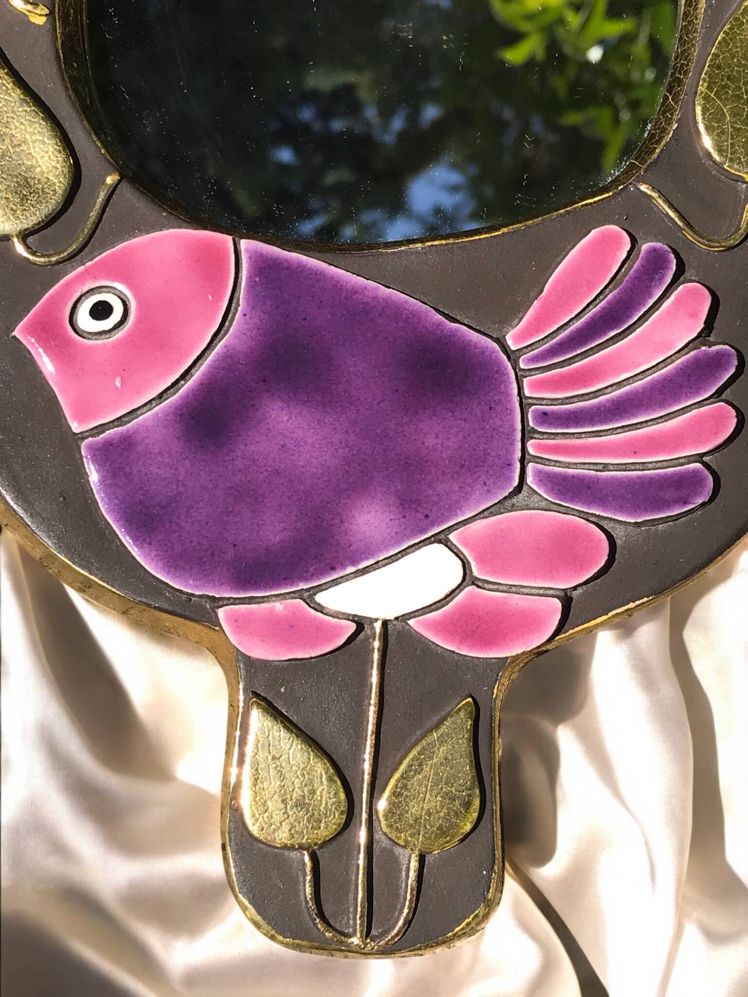 Mithé Espelt Mirror – Glazed Earthenware