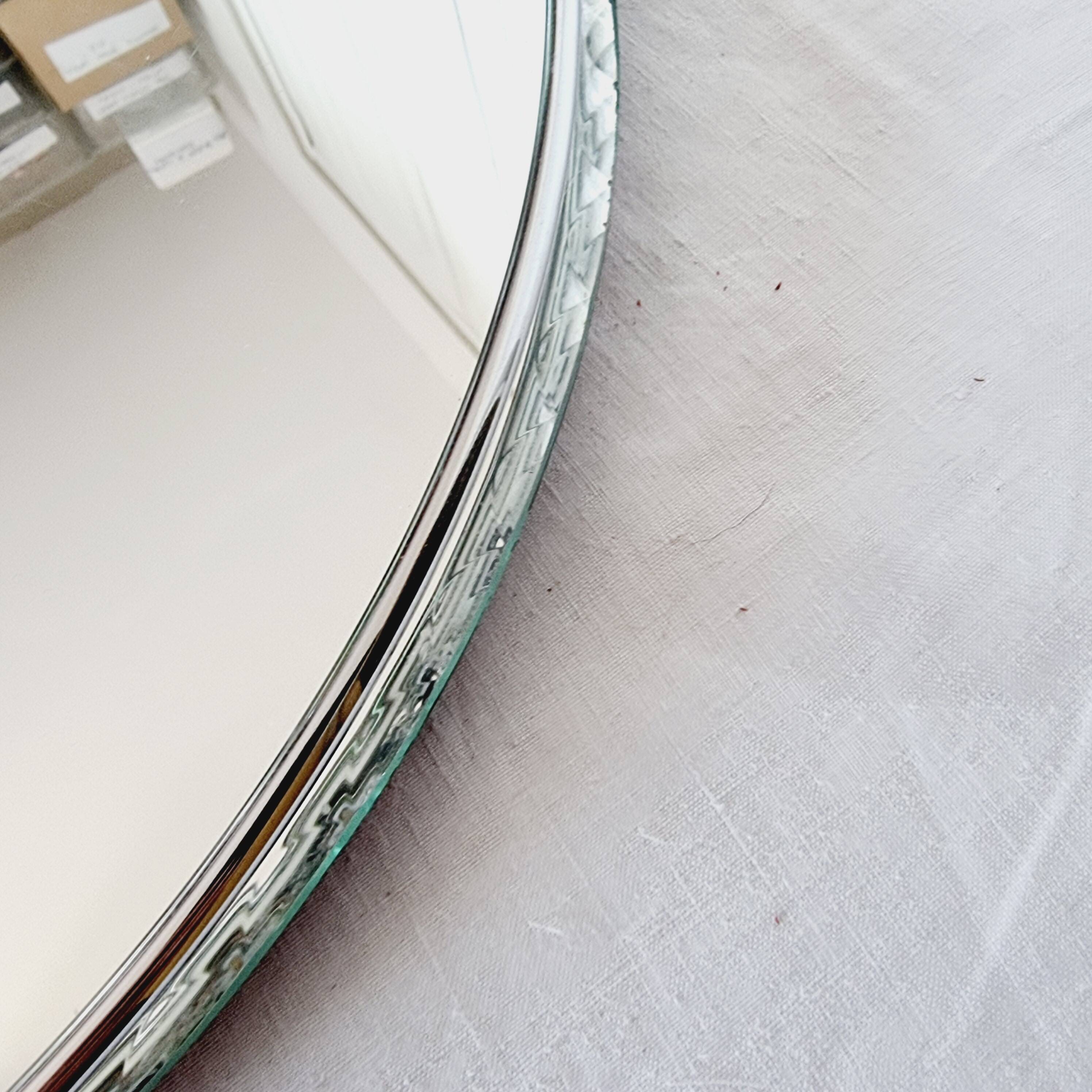 Bohemian crystal tray from the 40s-50s