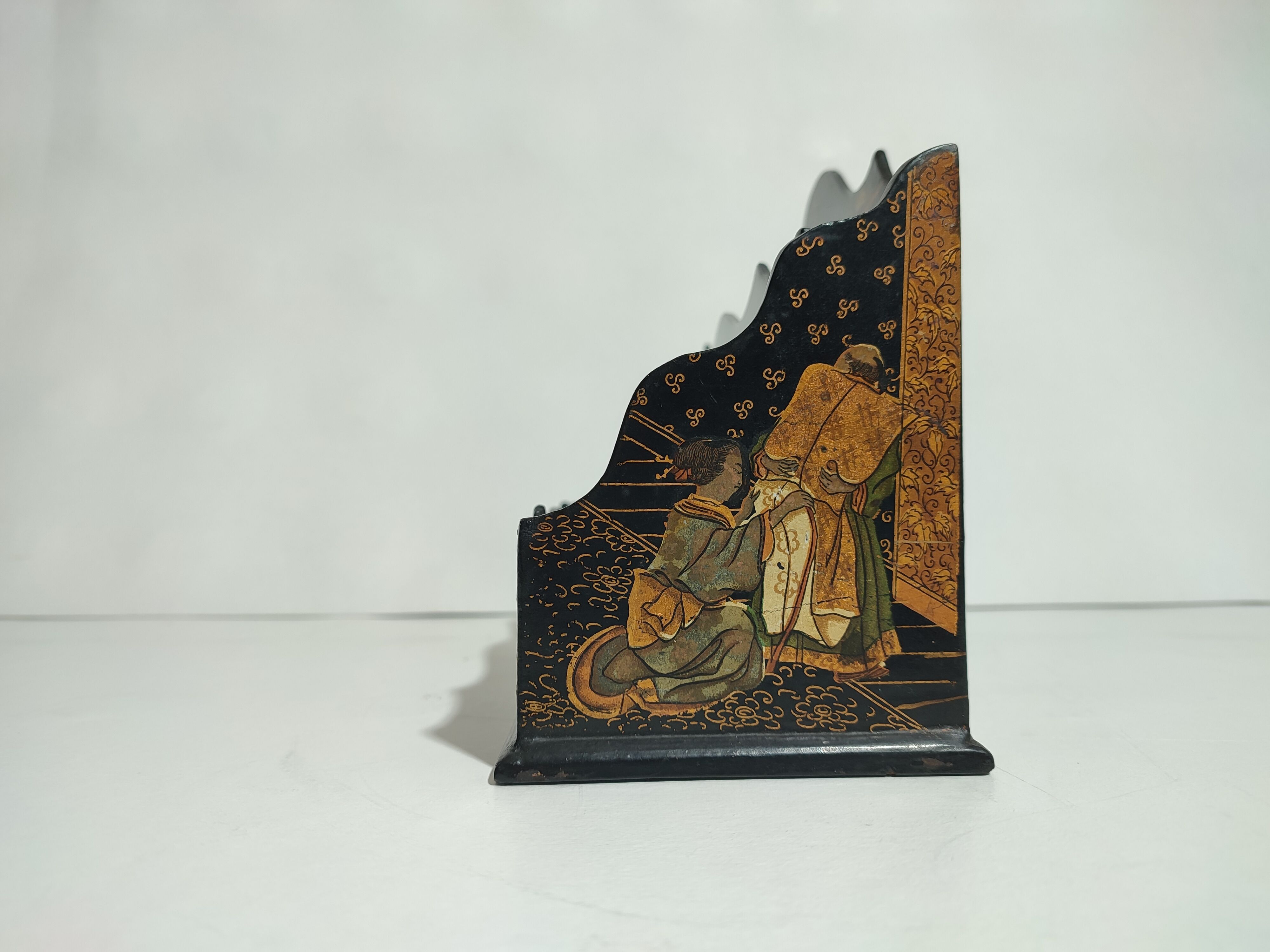 Letter holder Napoleon III Boiled cardboard