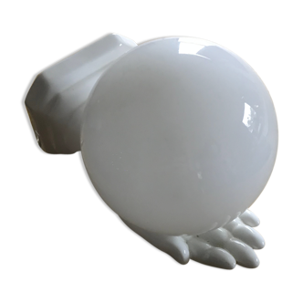 Hand-shaped wall light