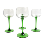Set of 4 Alsace wine glasses
