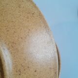 Trio d'assiettes plates en grès Chantilly France vintage