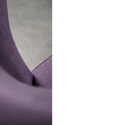Vintage Mid-Century Scandinavian Modern Oak & Purple Fabric High Back Wing