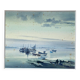 Watercolor Painting Gaston Barret (1910-1991) Marine Ar Harnog