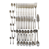 Christofle "Concorde" cutlery set – Icon of French design 1970, 53 pieces