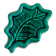 Slip tray, Leaf model, Green, 1960 - 20 X 15 cm