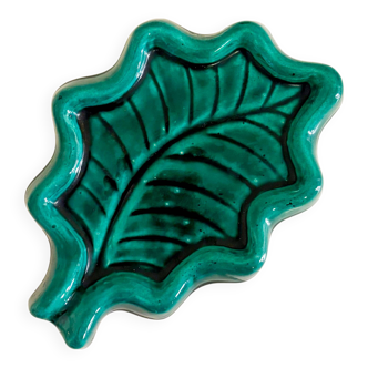 Slip tray, Leaf model, Green, 1960 - 20 X 15 cm