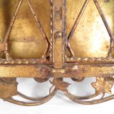 Decorative display case shelf in gilded metal 1940