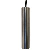 Still brand tube pendant light in polished stainless steel, 1970s, NEW